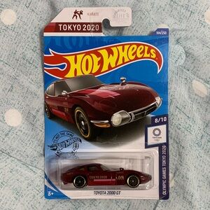 Hot Wheels Olympic Games Tokyo 2020 (2017) Red Toyota 2000 GT Car 184/250